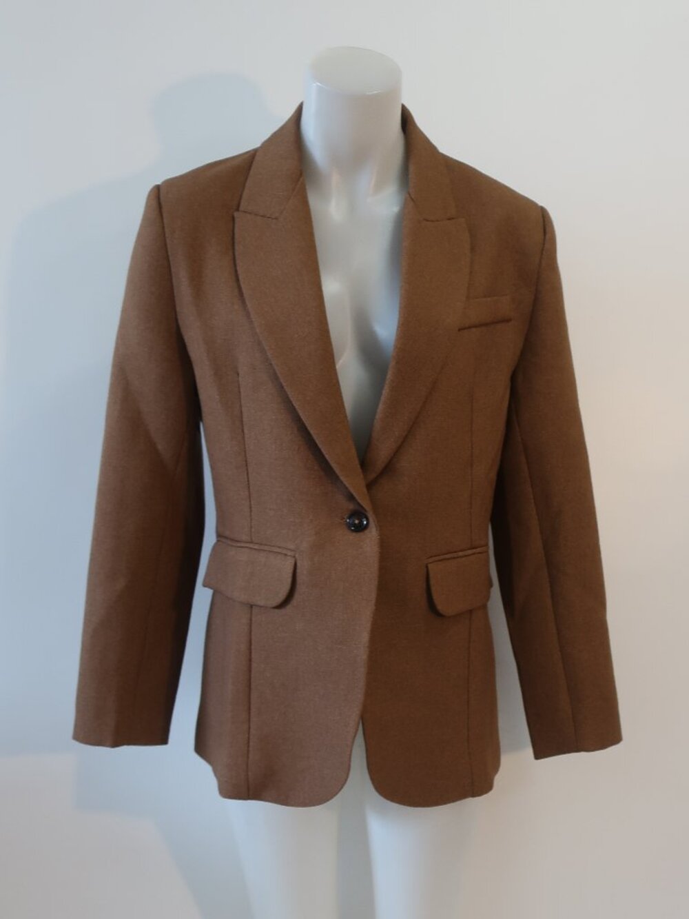 NWT Womens Parentezi Camel Brown (Item-13) Aria Sport Coat Blazer Jacket XS - Picture 3 of 13